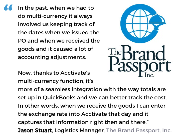Acctivate user, The Brand Passport
