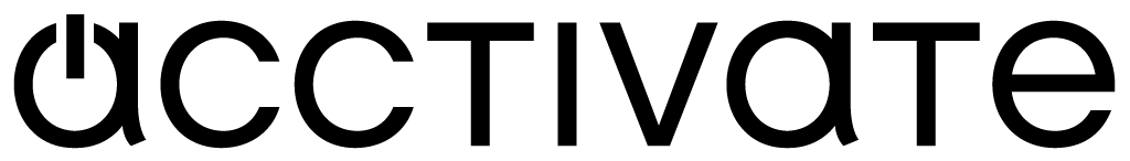 Acctivate logo (black)